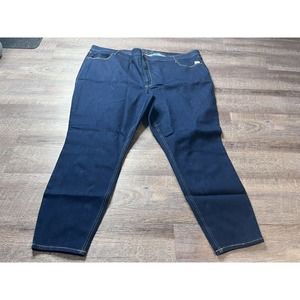 NWT Women size 30 plus Old Navy blue jeans Rockstar super skinny high-rise N5
